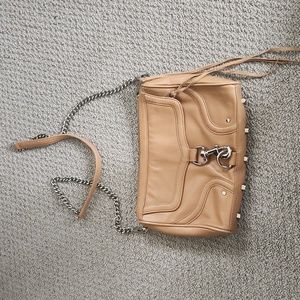 Rebecca Minkoff tan crossbody bag. Used but still in excellent condition